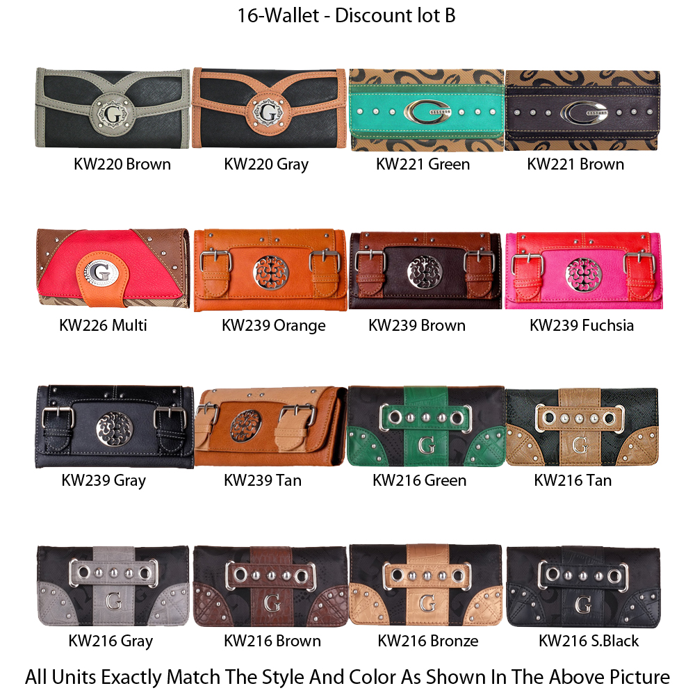 16 Wallets - Economy Lot B - Click Image to Close